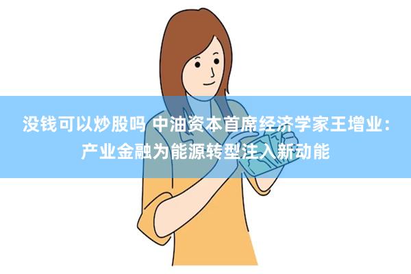 没钱可以炒股吗 中油资本首席经济学家王增业：产业金融为能源转型注入新动能